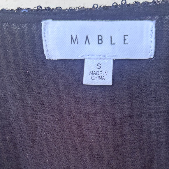 MARBLE Black Sequin Cardigan - Picture 3 of 8